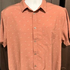 Vuori Men's Bridge Short Sleeve Button Down Size XL